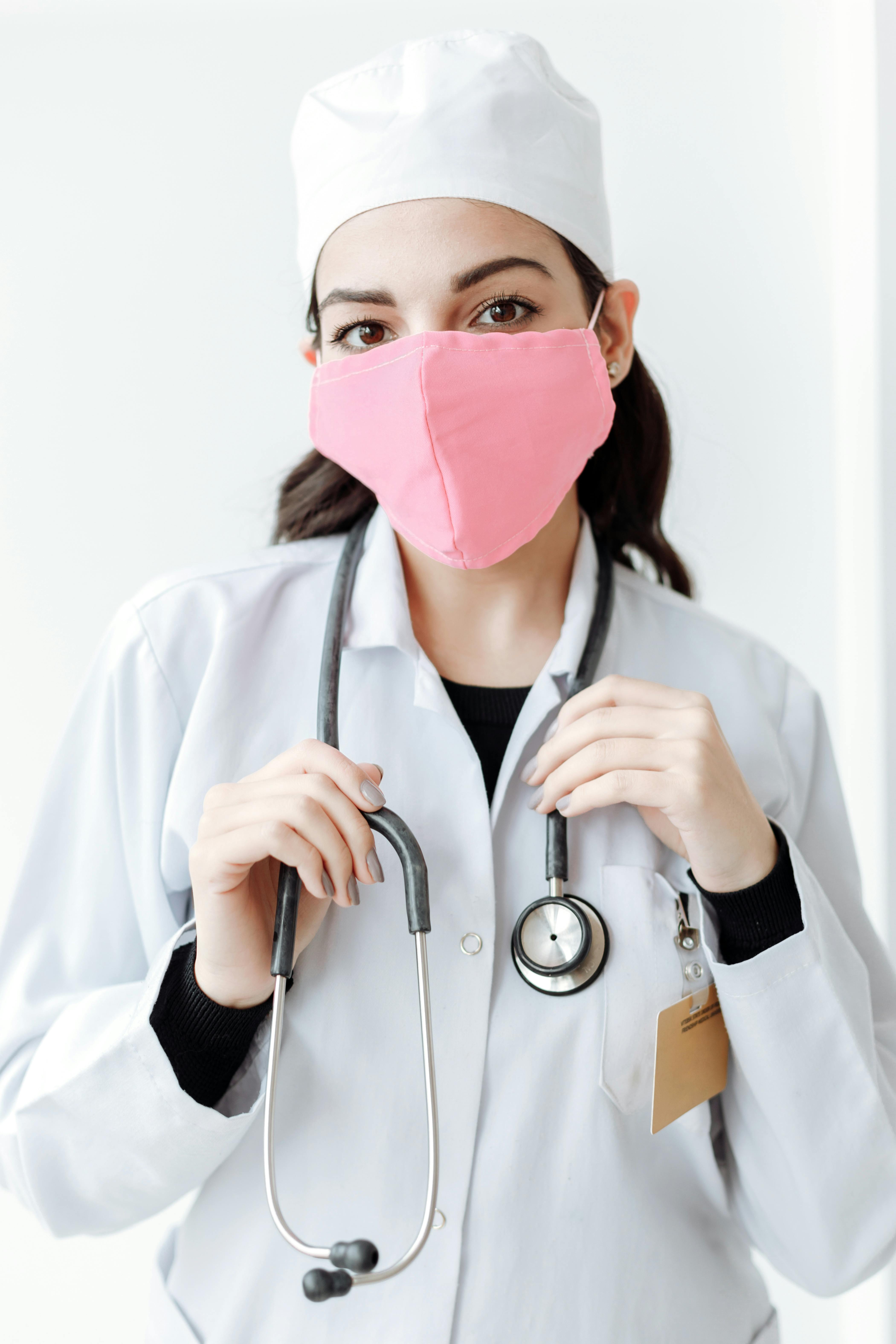 Doctor with patient